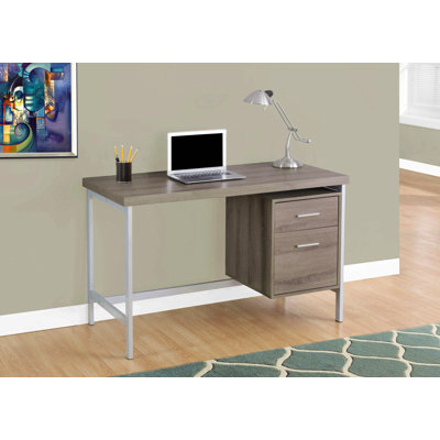 Bureau d'ordinateur, bureau personnel, ordinateur portable, installation à gauche, à droite, tiroirs de rangement, L 48 po, travail, contemporain, moderne