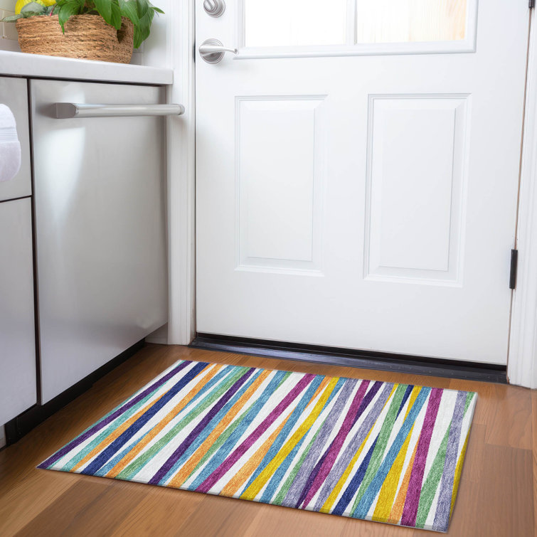 Premium Machine Washable Natoma AMF997 Stripes Rug