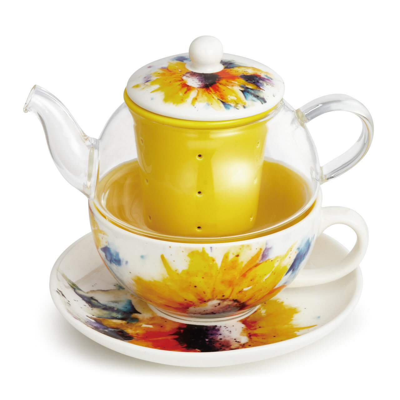 Saara Porcelain Teapot w/infuser - 17oz.