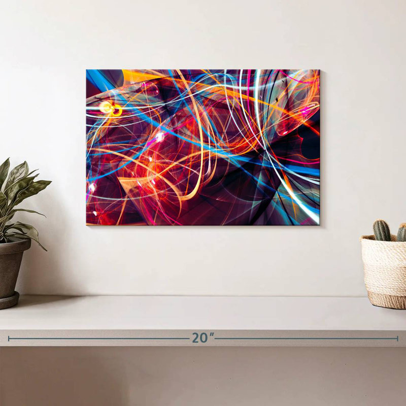 Avery Neon Light Streams, 8" H x 12" W