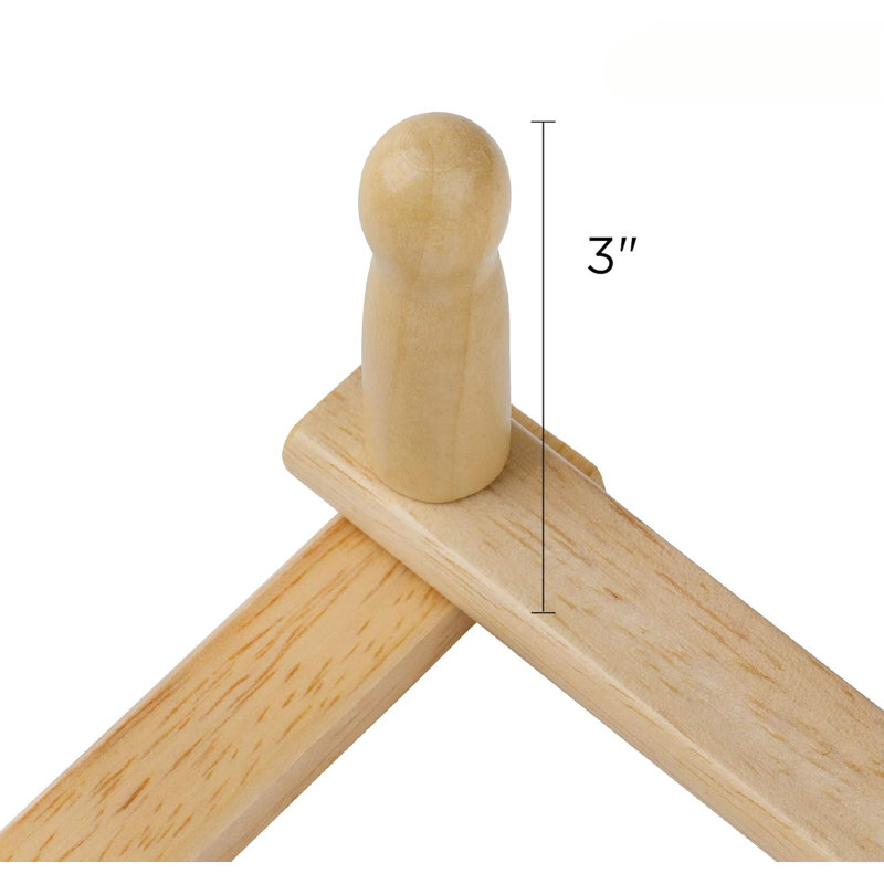Expanding Beechwood Coffee Mug Wall Rack