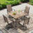 Square Patio Table With Umbrella Hole-936923691