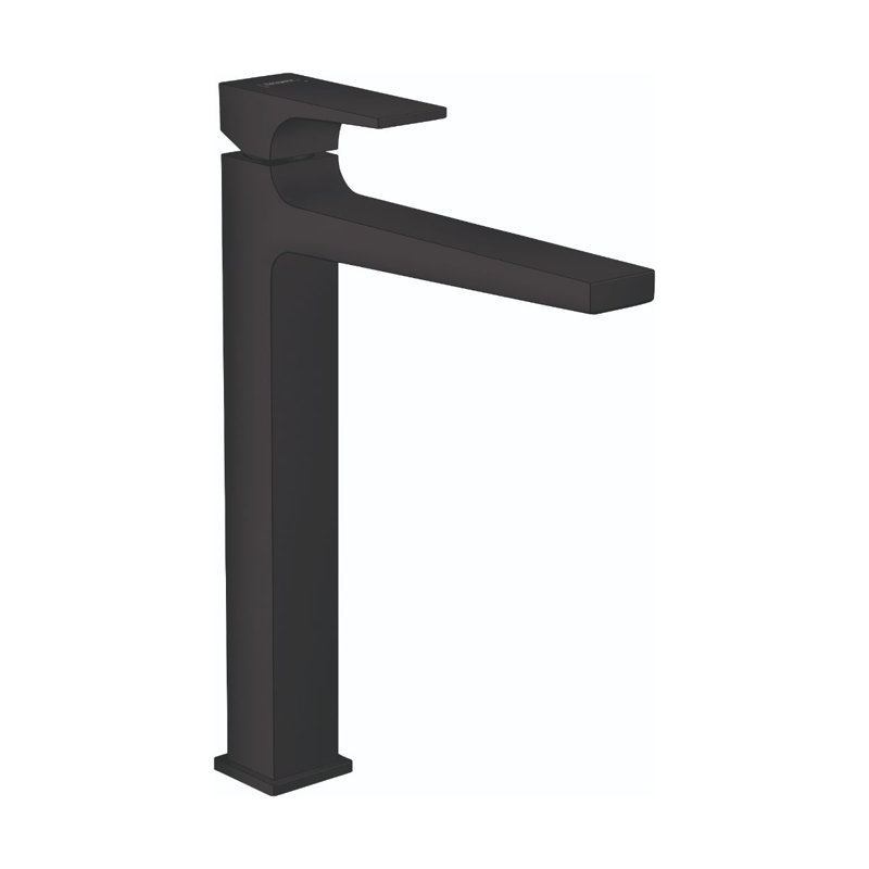 Robinet Hansgrohe Metropol 260 à un trou avec poignée levier, 1,2 gal / min, Noir mat