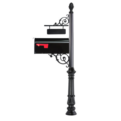 Aluminum Post Mounted Mailbox