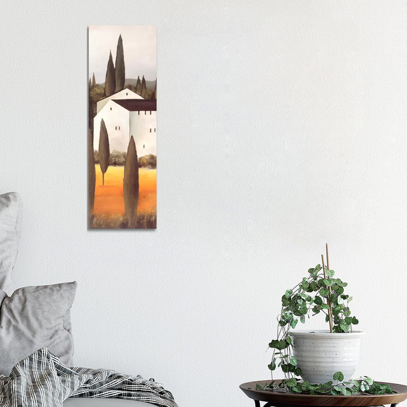 Floral Twilight II by Hans Paus - Wrapped Canvas Panoramic Print, 30.48 cm H x 91.44 cm W x 1.91 cm D