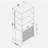 Kenneth Black 3-shelf Radio Weave Accent Cabinet-1759823486