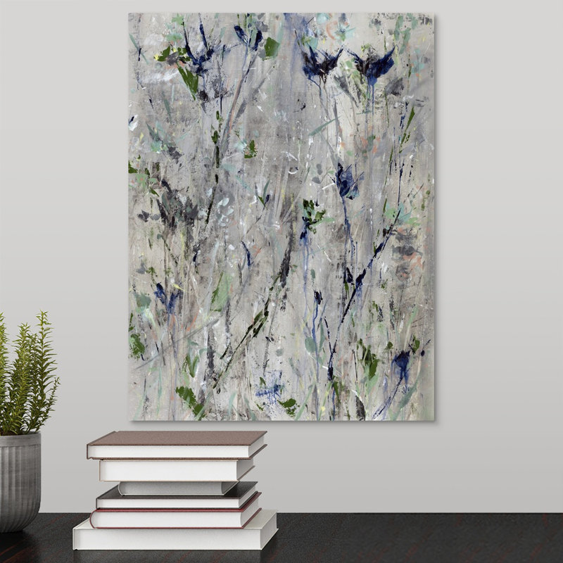 « hint of nature ii », peinture sur toile, Toile tendue, H 16 po x l 12 po x p 1,25 po
