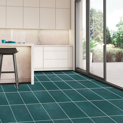 Literary License 12'' W x 24'' L Porcelain Concrete Look Singular Tile
