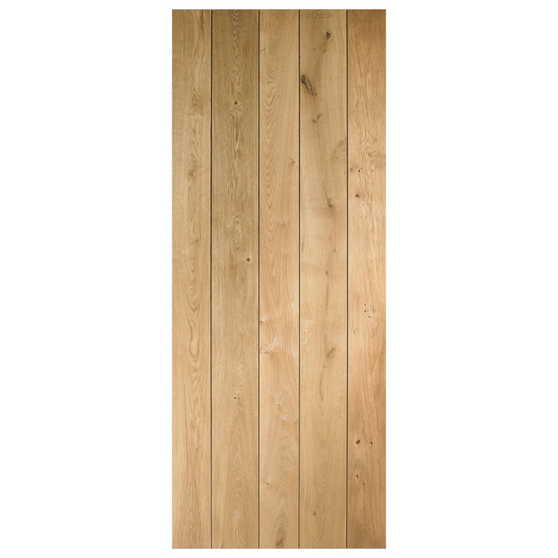 Rustic Oak Triple Ledged Door, 1981mm H x 610mm W x 40mm D