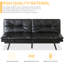 Canapé-lit convertible 71 po, canapé-lit futon simple-95924558