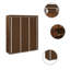 3 Door Fabric Wardrobe-43552718