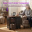 Table basse de style américain avec volets et paniers de rangement-871668576