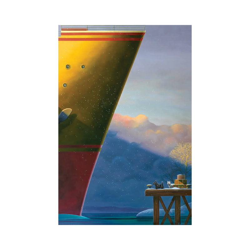Arrival by Ross Jones - Wrapped Canvas Painting, 66.04 cm H x 45.72 cm W x 1.91 cm D
