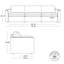  Canapé modulaire rembourré 3 pièces Luxe-131367702