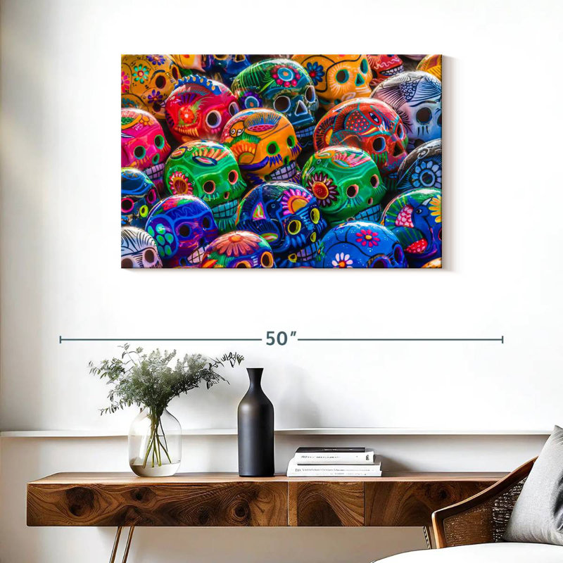 Crânes mexicains Kerner, H 24 po x l 36 po