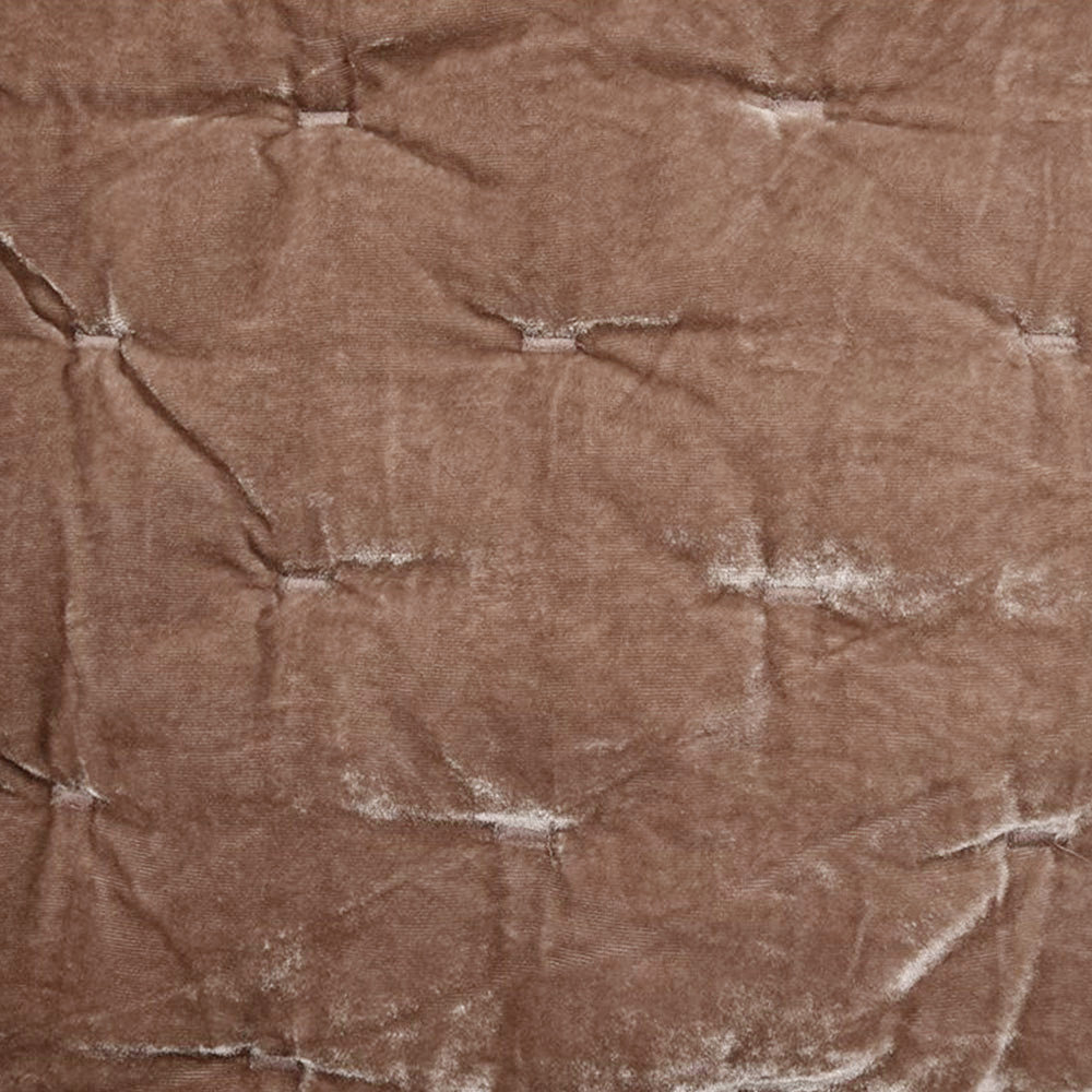 Stella Velvet Quilt Set, Queen Quilt + 2 Standard Shams, Dusty Rose
