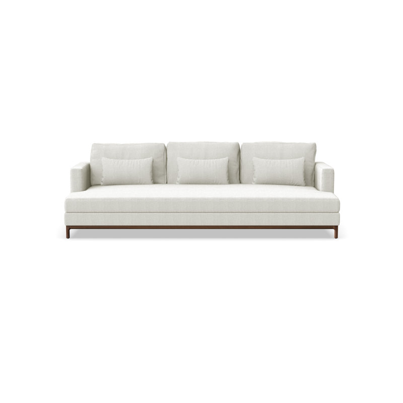 Qi Three Seater, Pattern H2008-1A, Natural Walnut