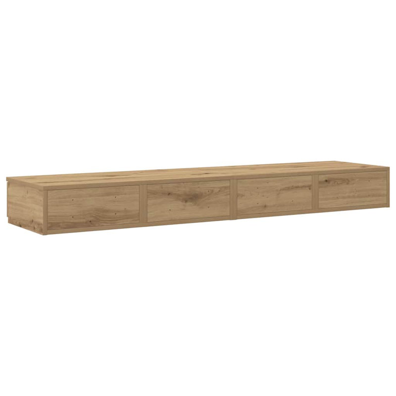 Bed Drawers 150 X 36.5 X 16.5 Cm Engineered Wood, Artisan Oak