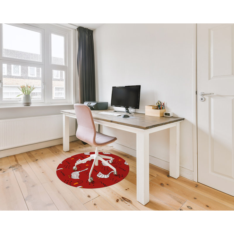 Hoglund Hard Floor Straight Round Chair Mat