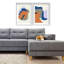 Together Set Shadowbox Abstract Print by Oliver Gal, Black Frame, 10 x 15-326882328-326882331