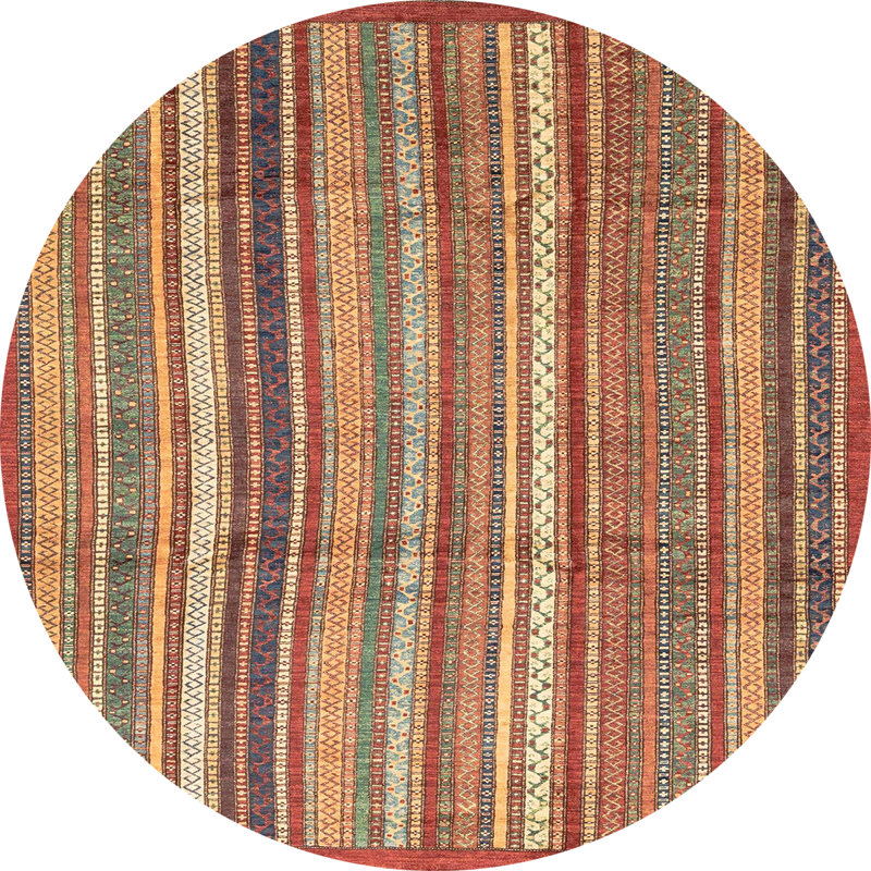 Abstract Indoor Rug, Round 3'