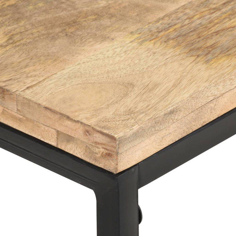 Adona Frame Single Coffee Table with Storage, Oak