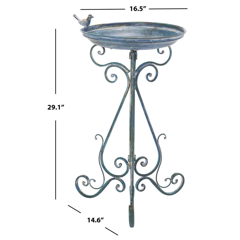 Bain d'oiseaux Allon, Bleu antique