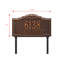 Panneau d'adresse de porte standard personnalisé à 2 lignes Gatewood-866447171-866447162