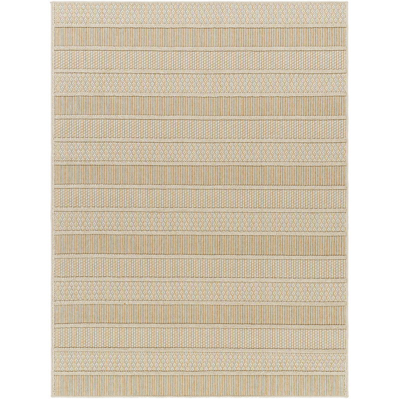 Auderghem Striped Indoor / Outdoor Rug, Rectangle 5'3" x 7'