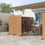 Cloison de clôture 72 po x 35 po autoportante en métal avec clôture en treillis pour patio, balcon, cour, piscine, pièce intérieure-69478606-112246455