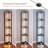 Carrye 64'' LED Dimmable Cornor Floor Lamp with Shelves-1741847953