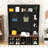 Hall Tree with 6 Hooks and Adjustable Shelves-637255367