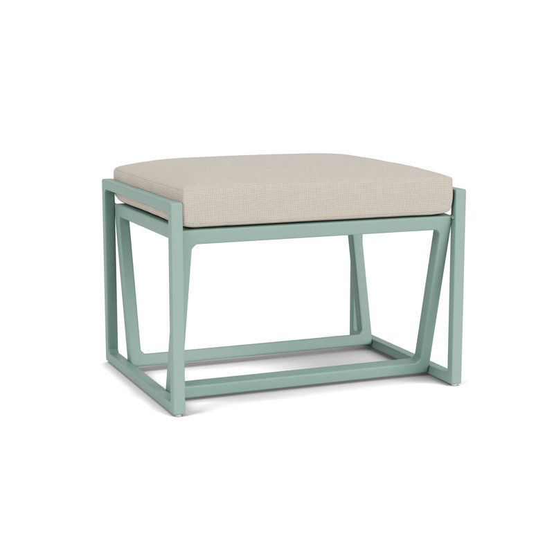 Summit Outdoor Ottoman, Sea Glass, Fife Fog