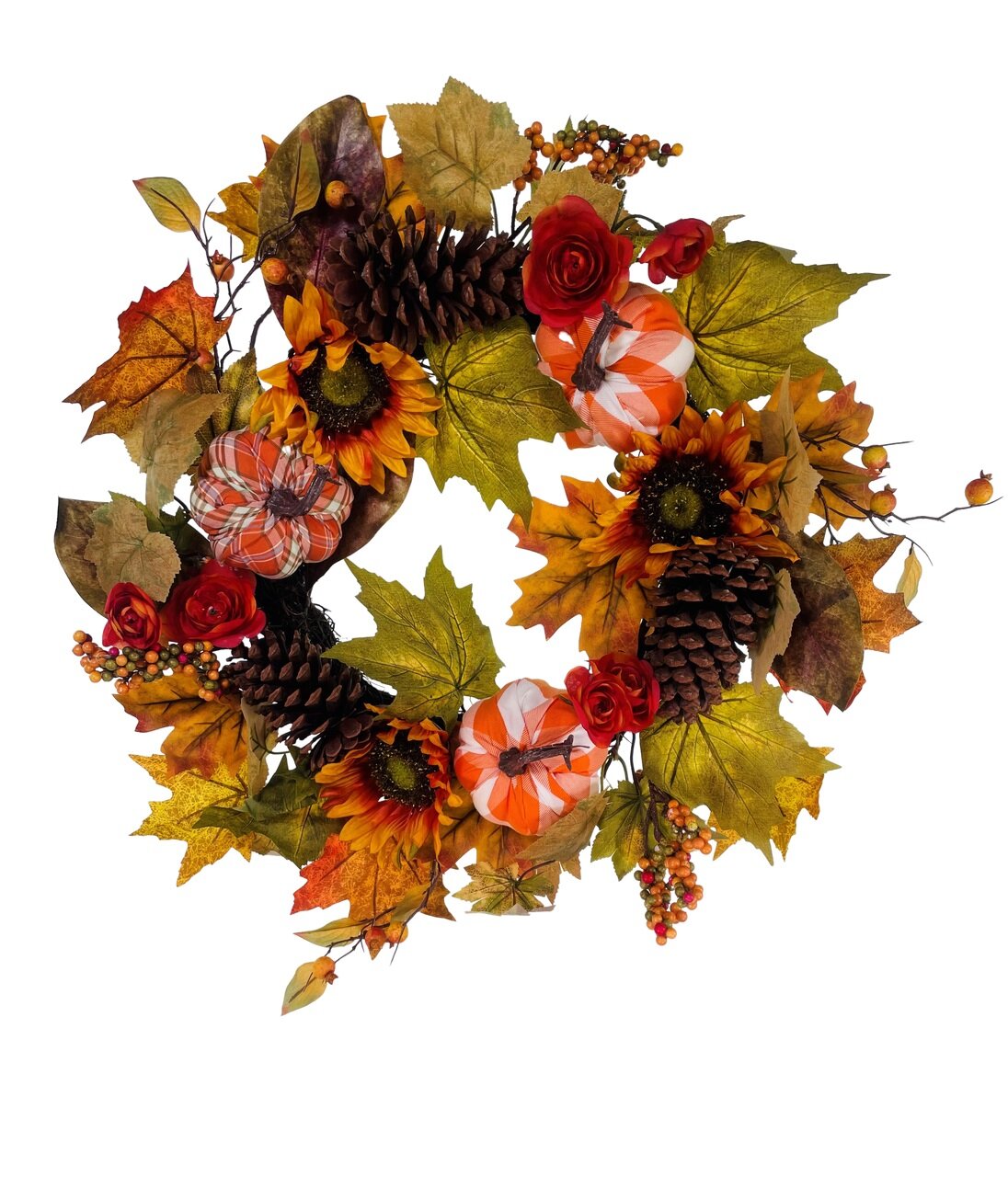 The Holiday Aisle® 24” Polyester Wreath | Wayfair