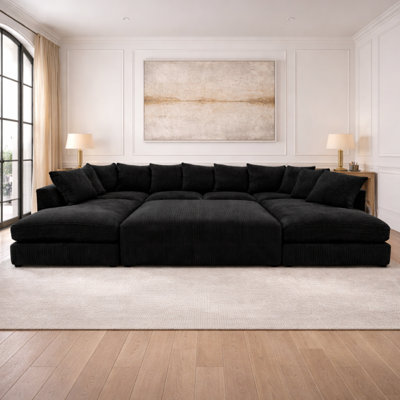 7 Seater Corduroy Sofa Bed