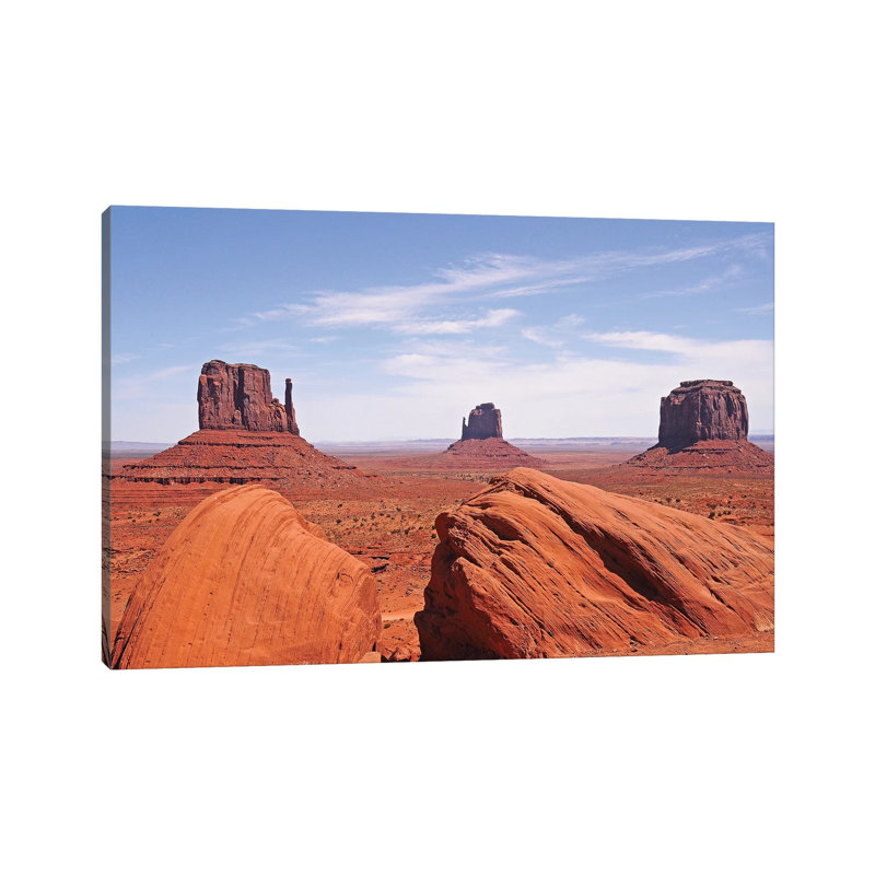 Monument Valley by Brian Wolf - Wrapped Canvas Print, 20.32 cm H x 30.48 cm W