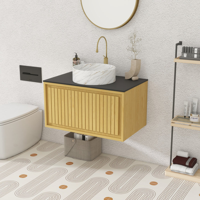 Meuble-lavabo mural 30 po avec comptoir et lavabo