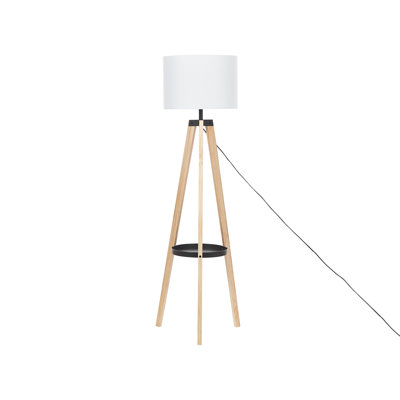 Ethel 149cm Brown Tripod Floor Lamp