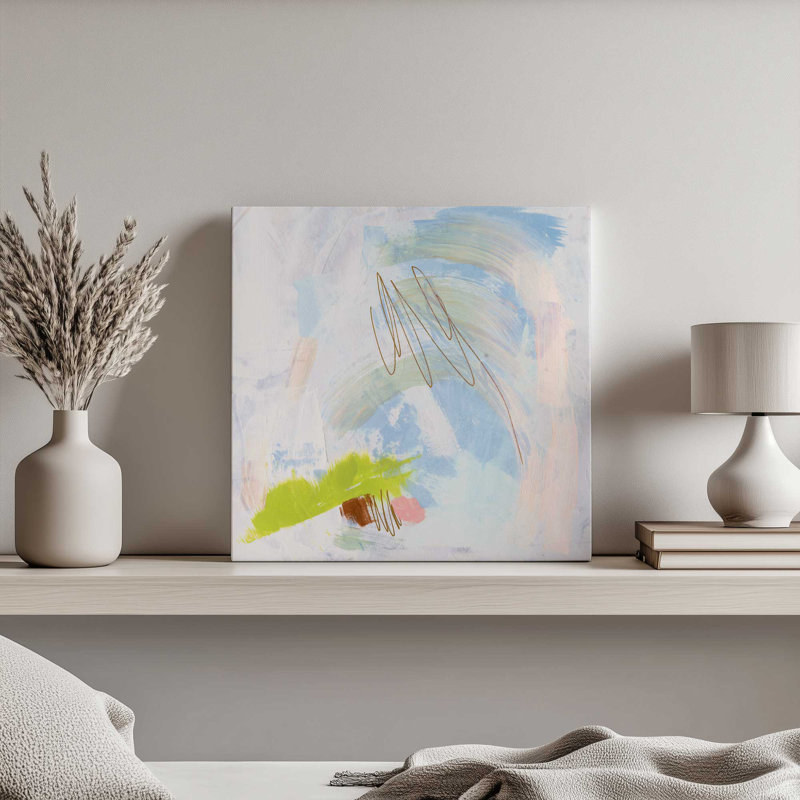 «Flow Shuffle II» par June Erica Vess, reproduction d'art sur toile, H 36 po x l 36 po