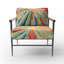 Fauteuil d'appoint rembourré Mid Century-852329248