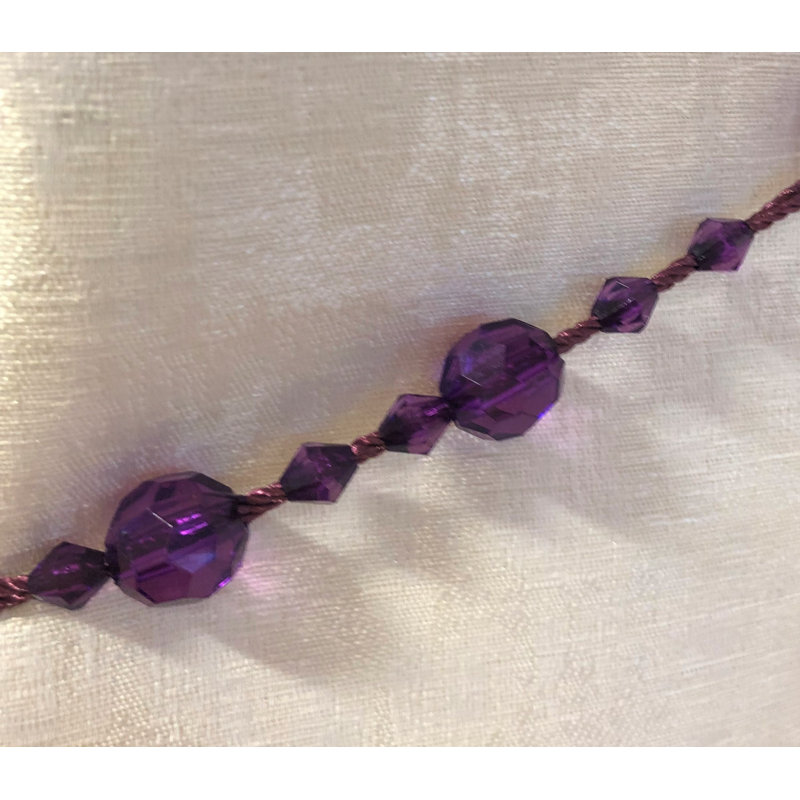 Trisler 1.5cm Curtain Holdback/Tieback, Amethyst