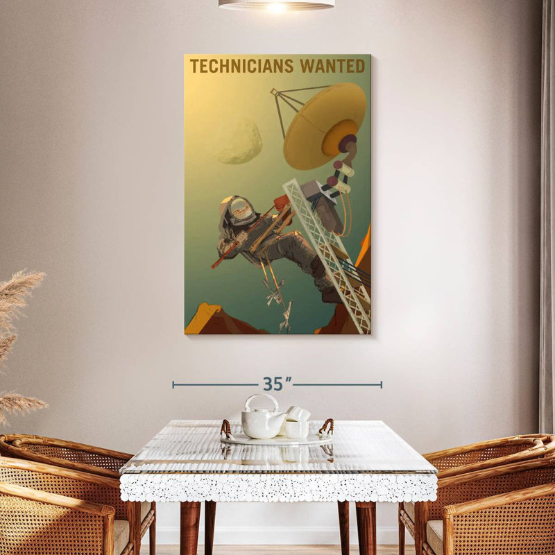 «Oberle Mars Explorers Wanted», affiche II, H 48 po x l 32 po