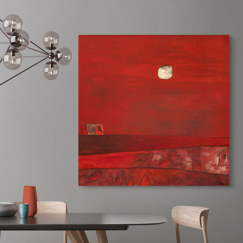 False Monochrome 1 Piece Wrapped Canvas Wall Art, 70cm H x 70cm W x 4cm D