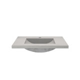 30.5" Single Bathroom Vanity Top with Sink