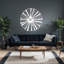 Grande horloge murale en métal Sunburst-98916675-98916679