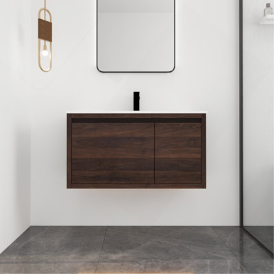 Meuble-lavabo 36 po avec lavabo en gel