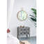 Miroir mural 26 "x 32" avec cadre en métal doré