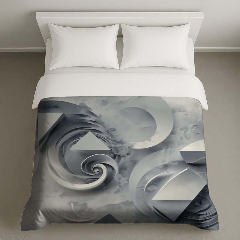 Housses de couette à formes géométriques abstraites, Twin