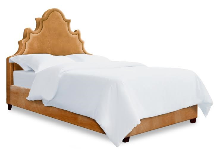 Sophie Upholstered Bed, Queen, Turquoise