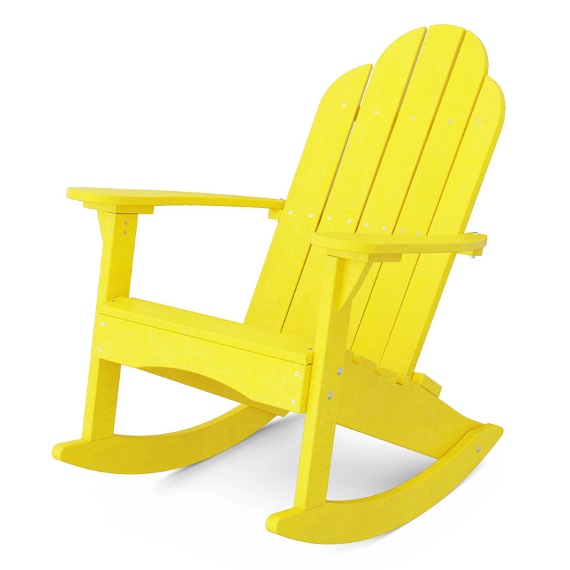 Chaise berçante classique Adirondack, Jaune citron